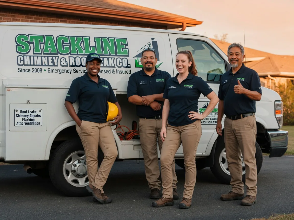 Chimney flashing repair company in Amherst, TX